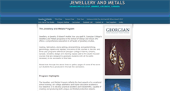 Desktop Screenshot of jewelleryschool.ca